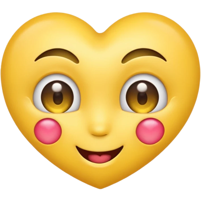 Heart eyes with wink emoji  emoji