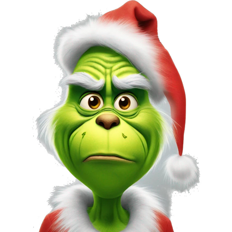 The grinch emoji