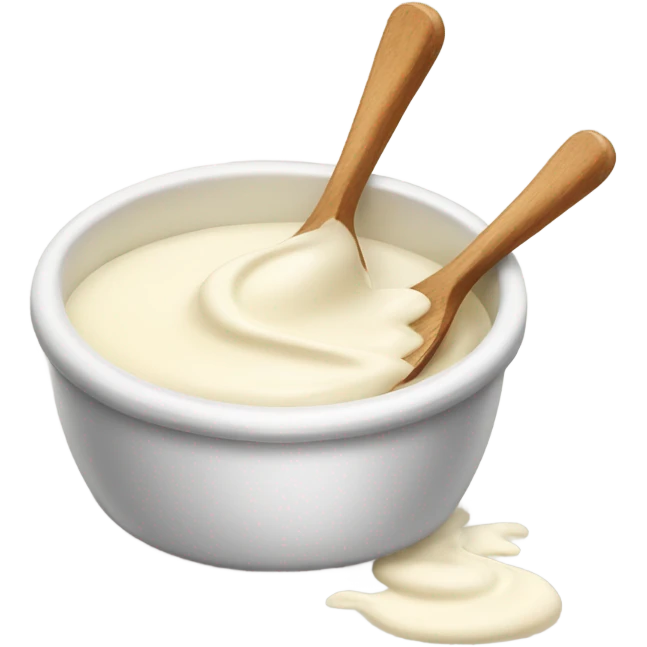 Cooking cream white emoji