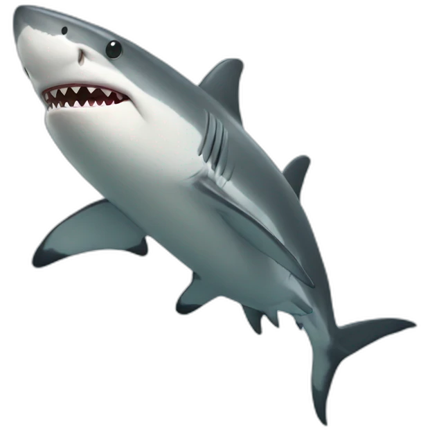 shark cute emoji