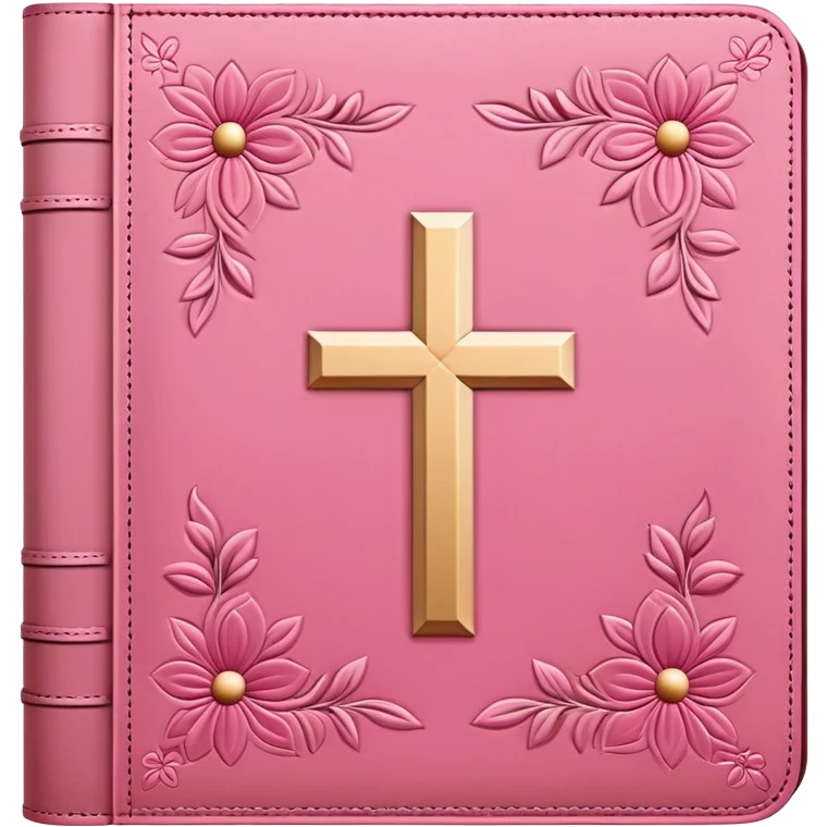Pink bible emoji