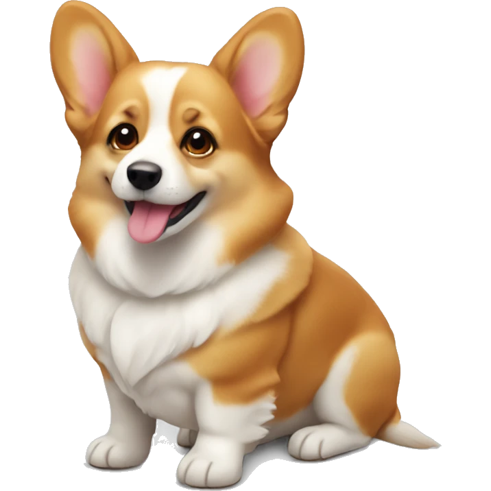 cute corgi emoji