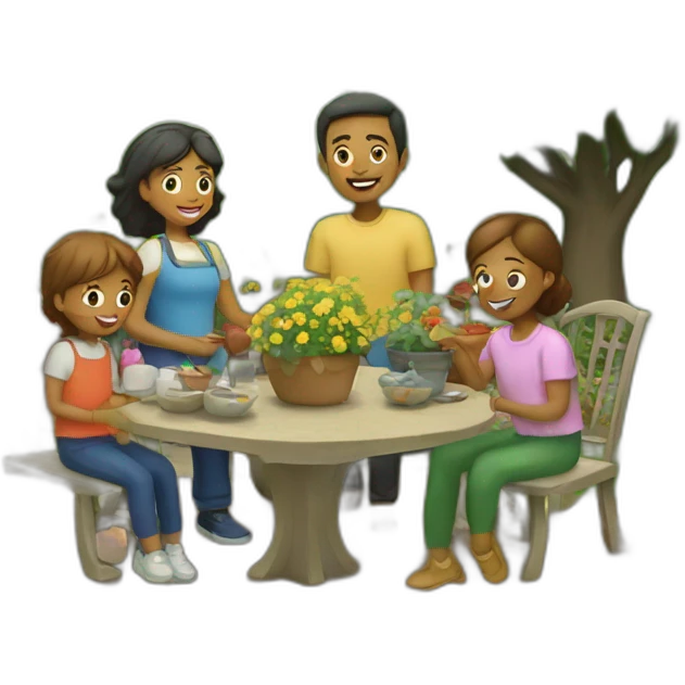 Family Garden emoji