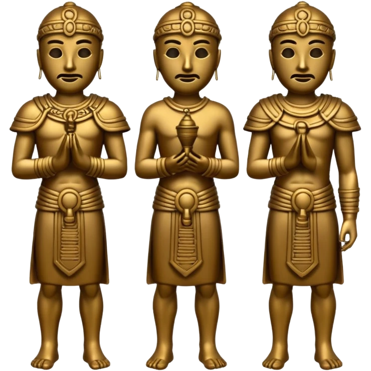 sanxingdui bronze man emoji set emoji