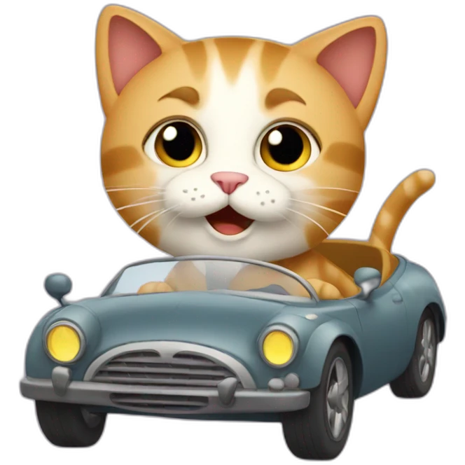 cat-driving-a-car emoji