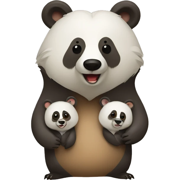 Badger and bear friends  emoji