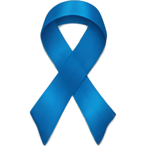 blue ribbon  emoji