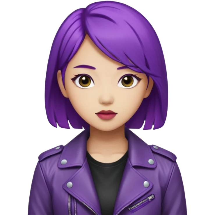 kpop hunters Rumi purple hair a sian emoji