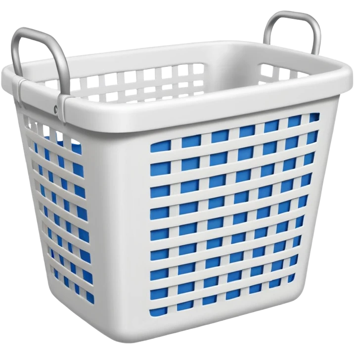 white laundry basket emoji