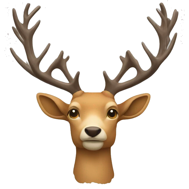 Cerf qui applaudit emoji