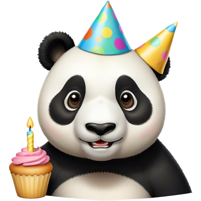 Panda celebrating birthday at San Diego Zoo emoji