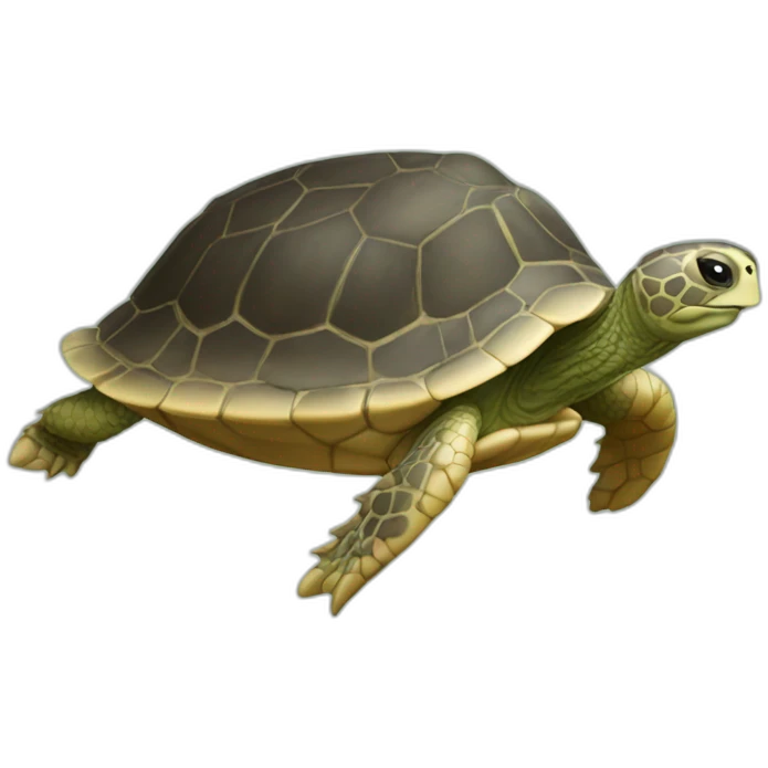 Tortue squelette emoji