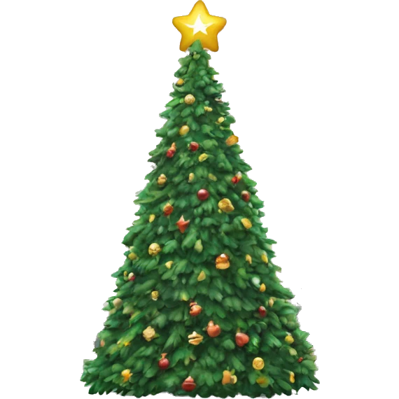 Christmas tree in Paris emoji