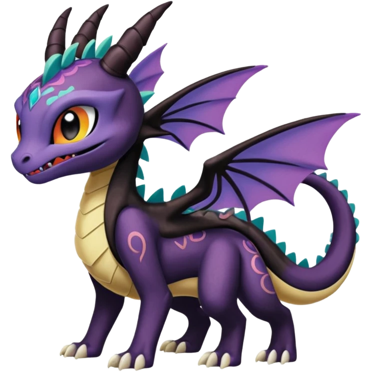 Meloetta-Raikou-Spyro-Toothless-Stitch-Pokémon-Fakémon-creature-hybrid emoji
