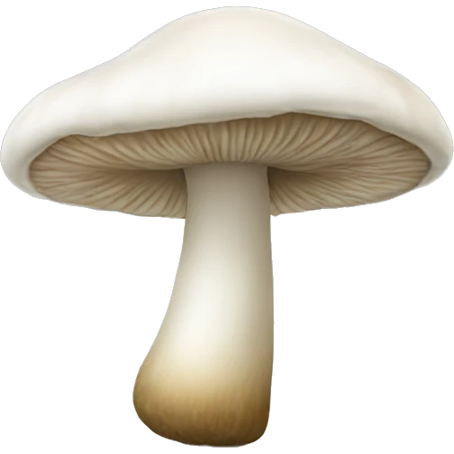 mushroom white¨ emoji