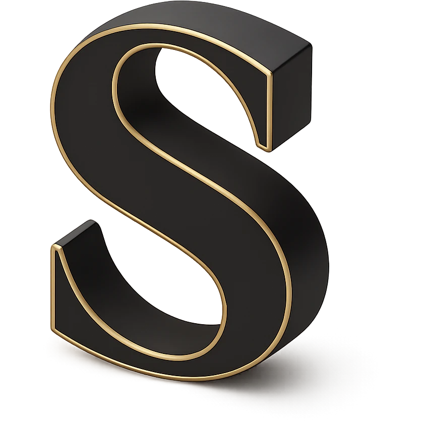 Generate logo containing S  emoji