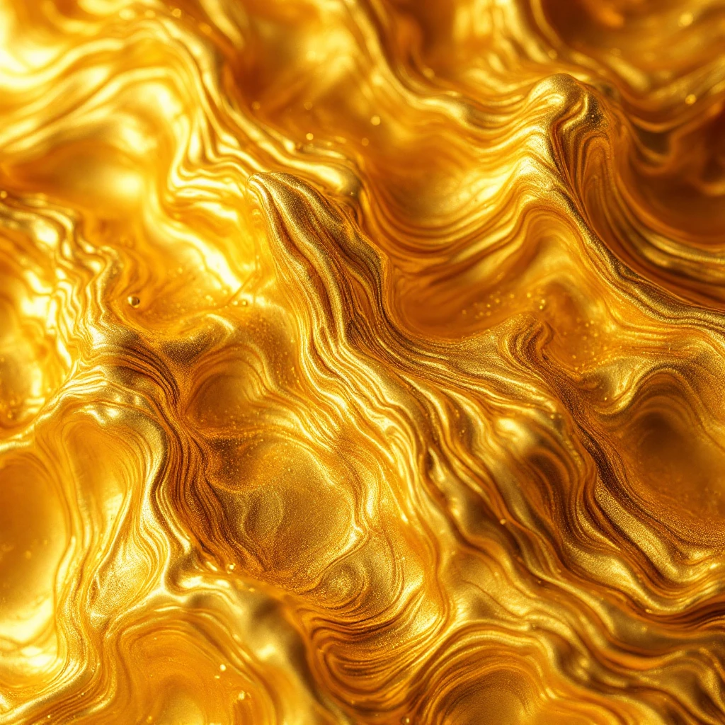 Extreme closeup of a gold with soft stratches emoji