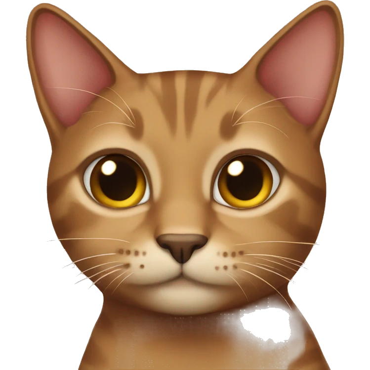 Brown cat emoji