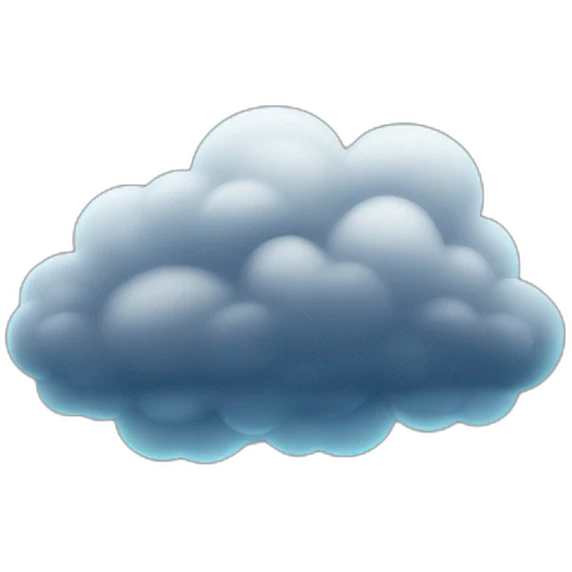 storm cloud emoji