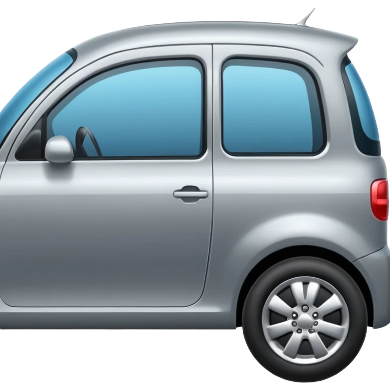 only gray car side door emoji