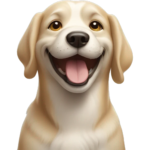 happy smiley dog emoji