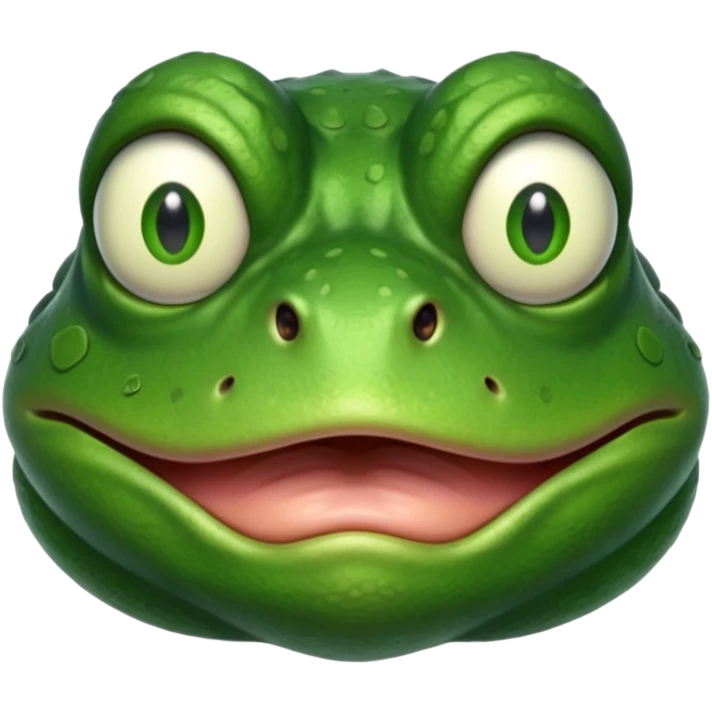 Enfadado sapo emoji