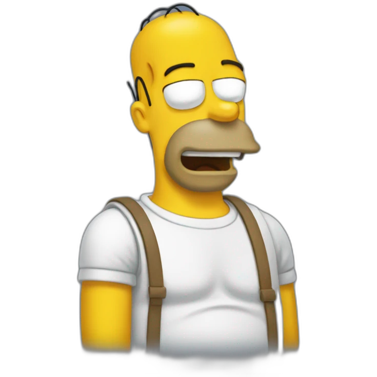 Homer qui pleure emoji
