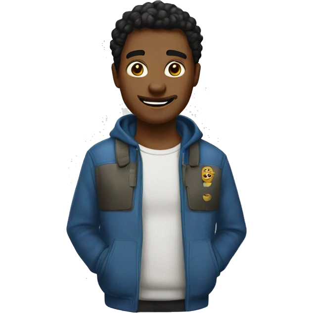 Рыжая девочка и черная  emoji