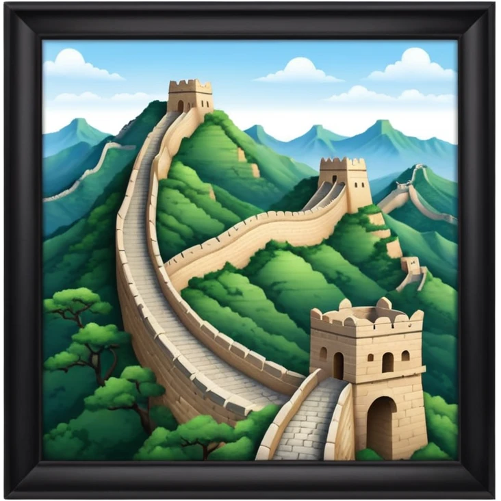 Great wall of China emoji