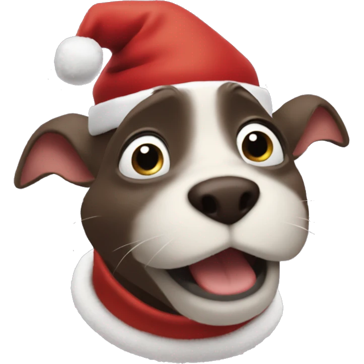 Remy from ratatouille dressed as Santa Claus  emoji
