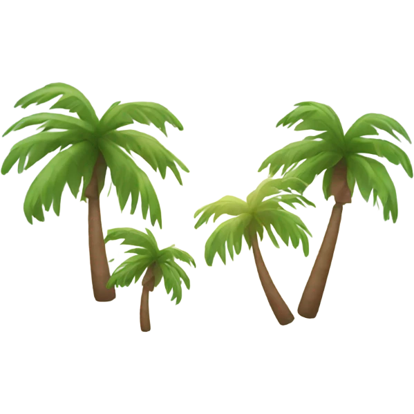 Christmas with palm trees  emoji