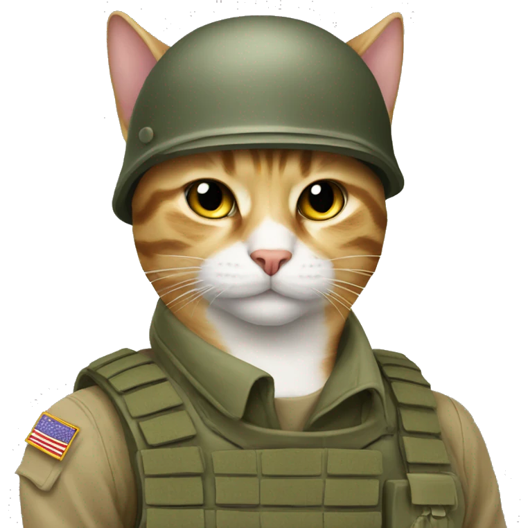 soldier cat emoji