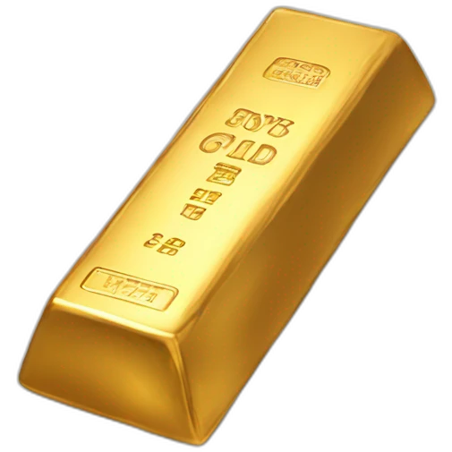 Gold bar emoji
