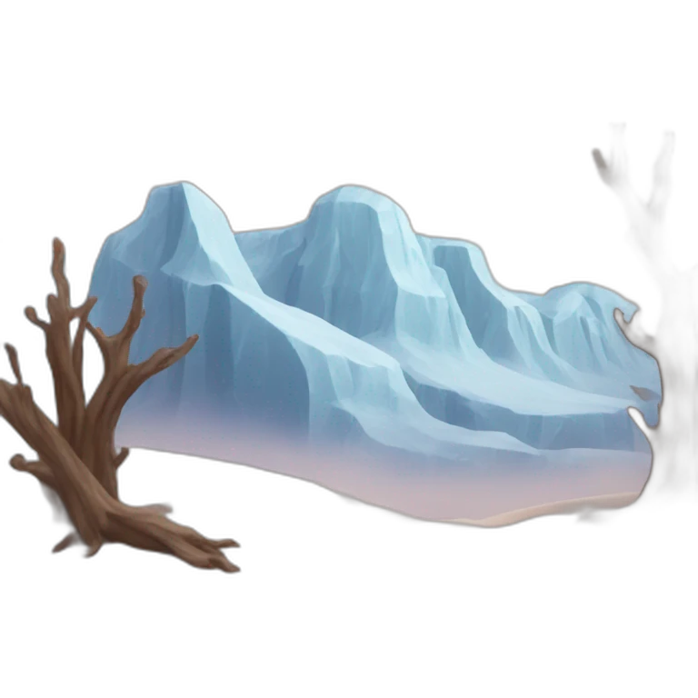 icy desert emoji