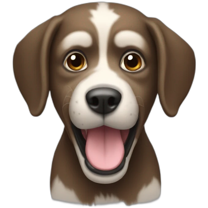 chien singe emoji