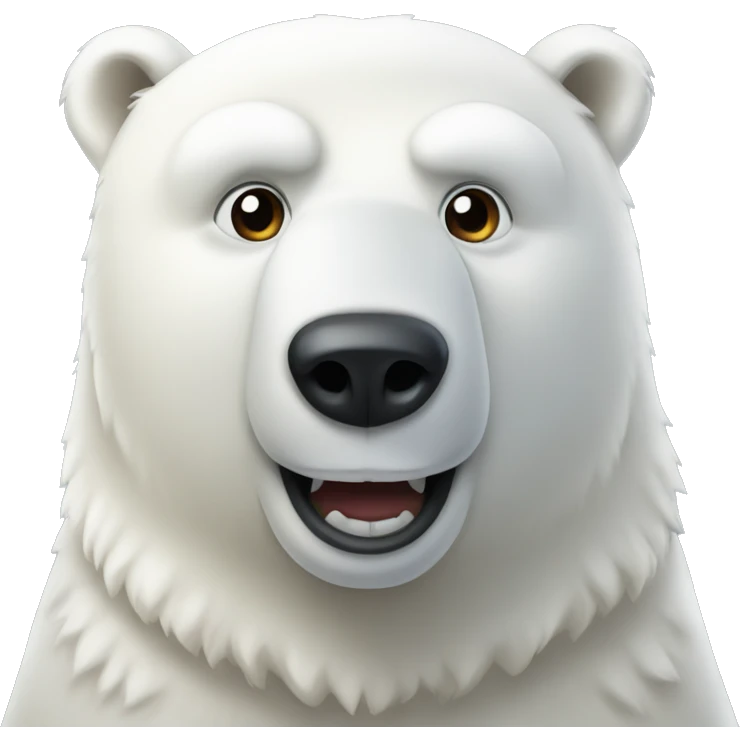 Polar bear emoji