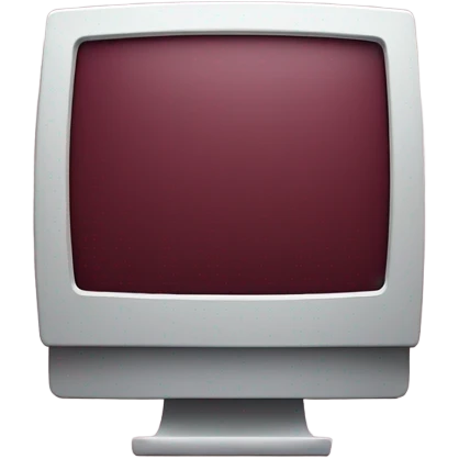 burgundy 🖥️ iMac emoji