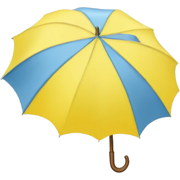 Guarda chuva amarelo  emoji