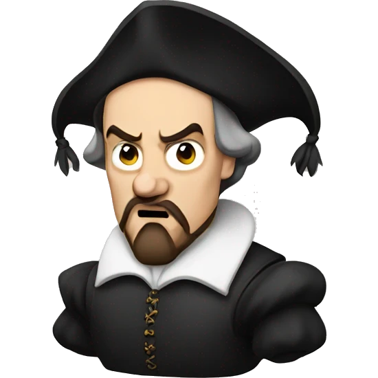 William Shakespeare angry emoji