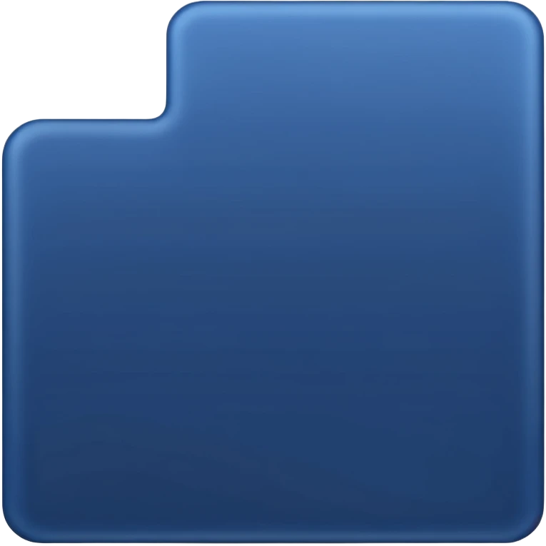 a dark blue file with blank name label on it emoji