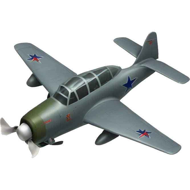 Yak-1 fighter plane emoji