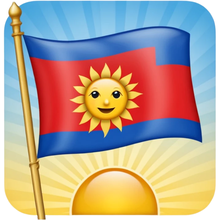 Fait le drapeau de la Guadeloupe 🇬🇵  emoji