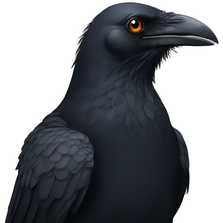 black crow emoji