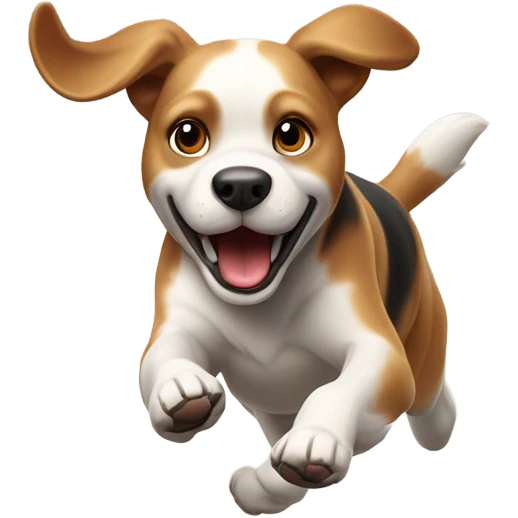 Dog playing emoji