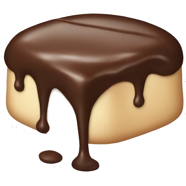 melted chocolate emoji