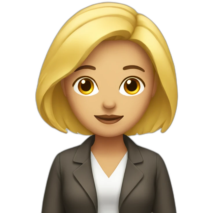 mujer marketing emoji