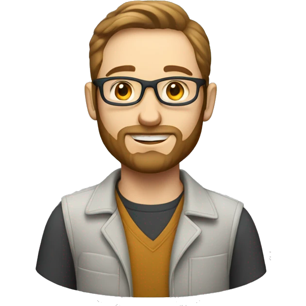 Caucasian male product designer and developer emoji