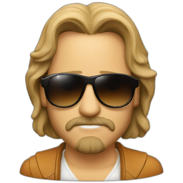 the big lebowski sunglasses emoji