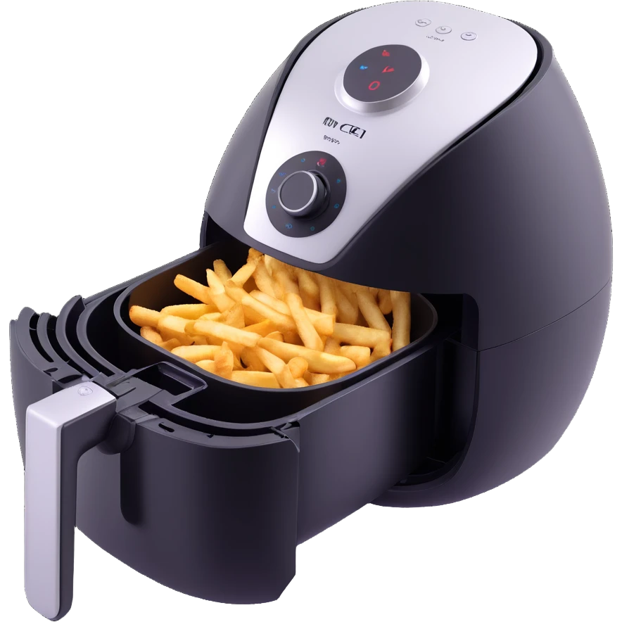 air fryer with basket pulled out emoji