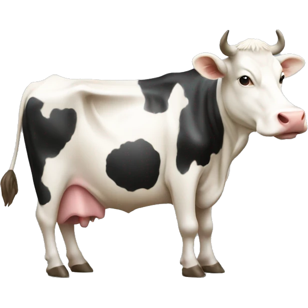 cow with udder side view emoji